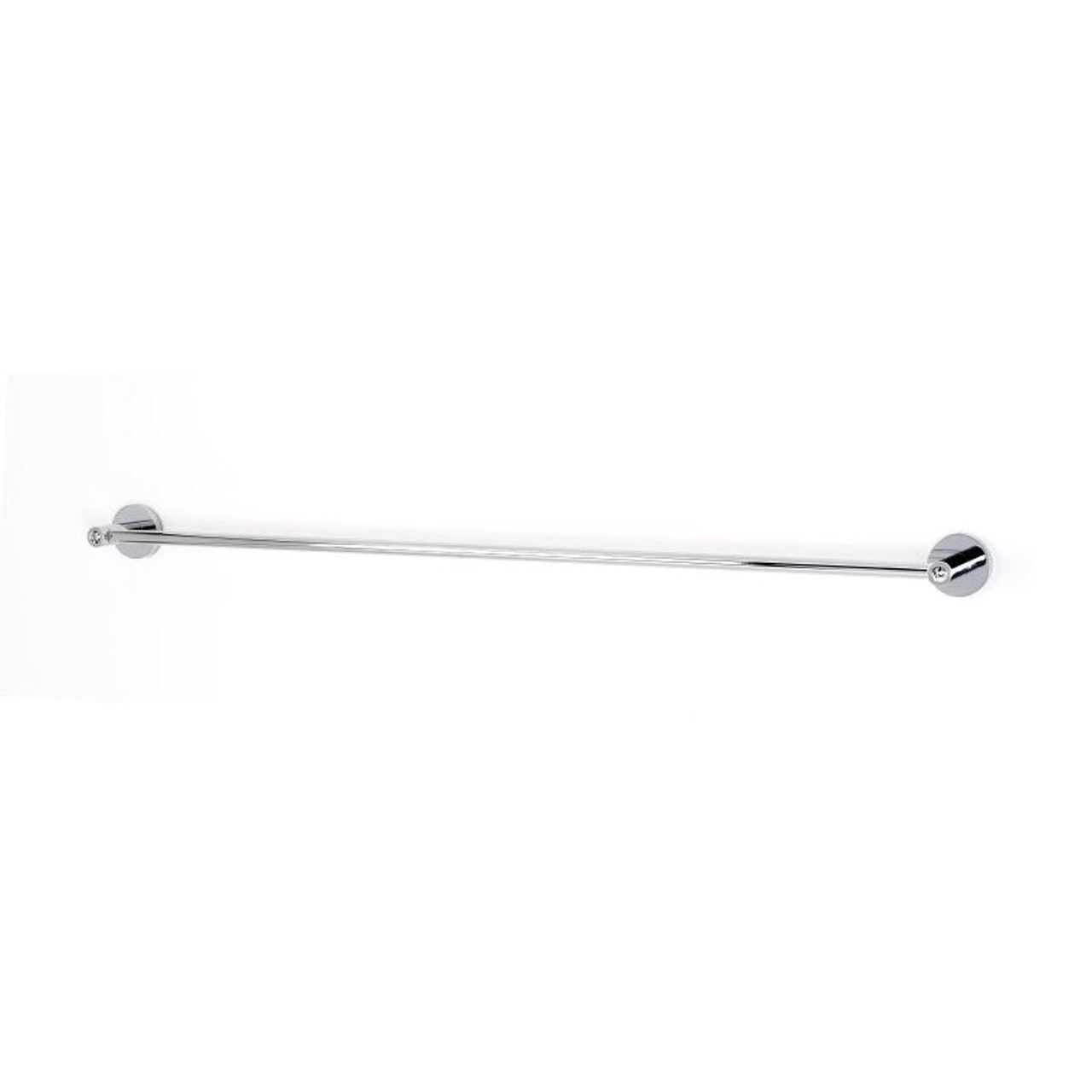 Alno Contemporary I Crystal C8320-30-PC Modern Towel Bar in Polished Chrome