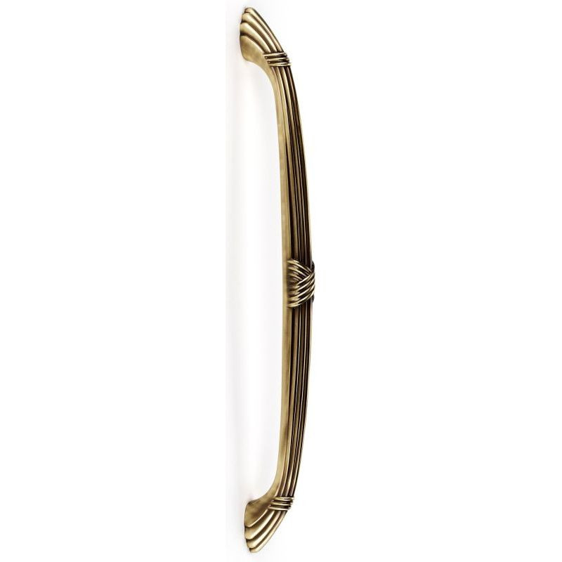 Alno Ribbon & Reed D112-AP-PA Appliance Pull Traditional in Polished Antique