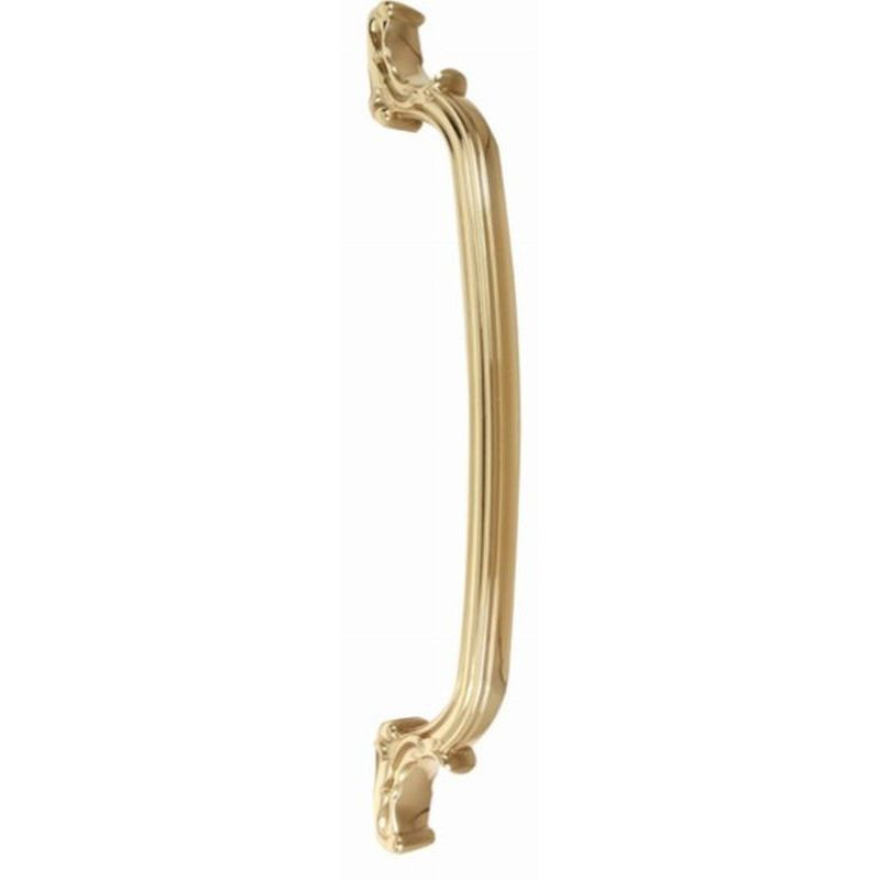 Alno Ornate D3650-8-PB Appliance Pull Traditional in Polished Brass