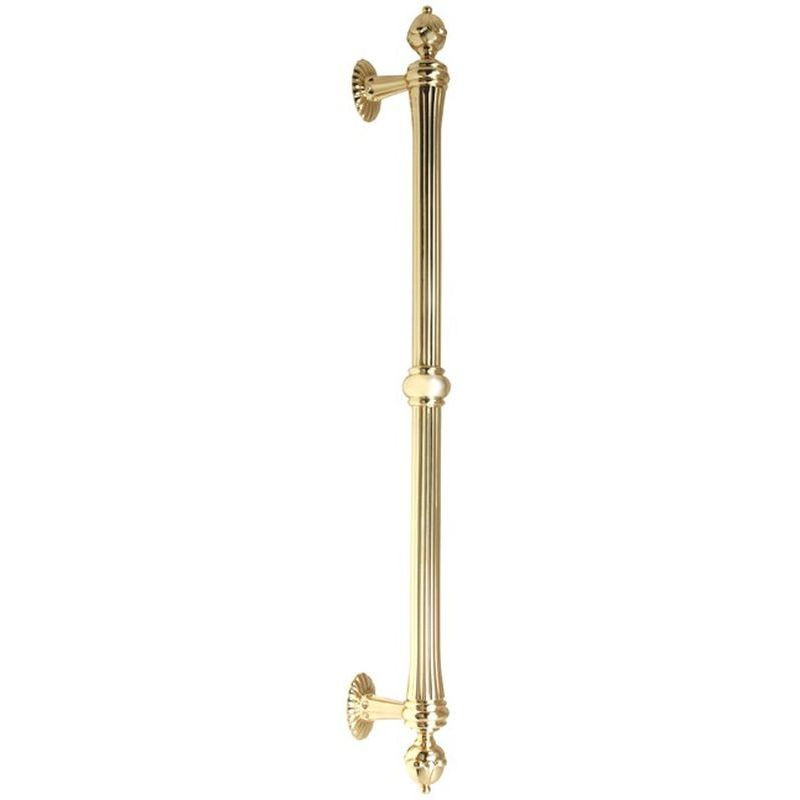 Alno Ornate D6929-18-PB Appliance Pull Traditional in Polished Brass