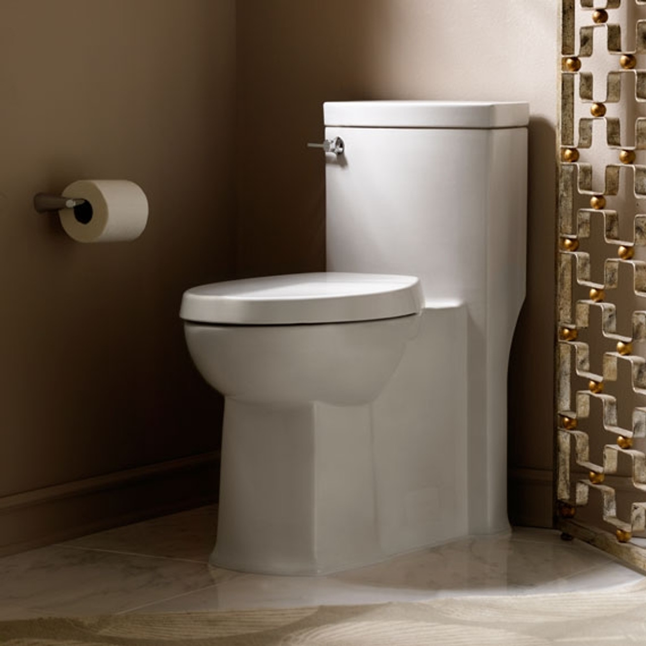 Elongated Right Height 1.28 GPF Toilet with Seat and 12-in Rough-In