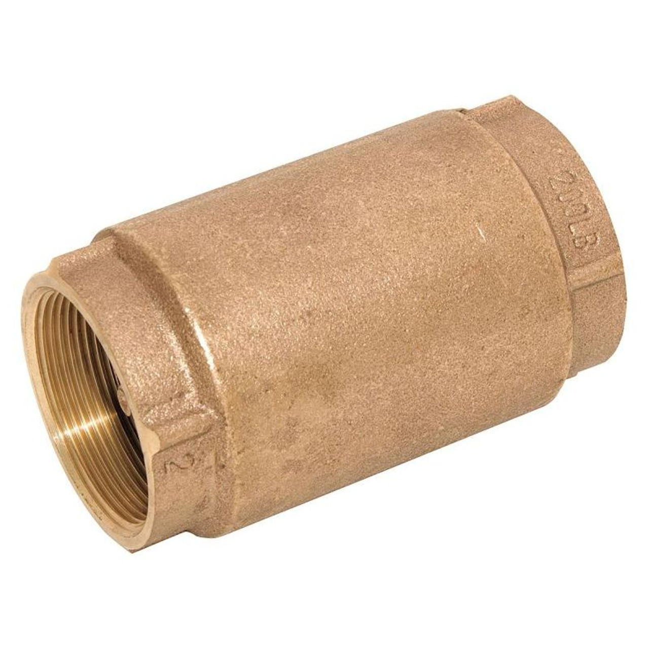 Ball Cone Spring Check Valve, Bronze, FNPT Connection Type, 2-in