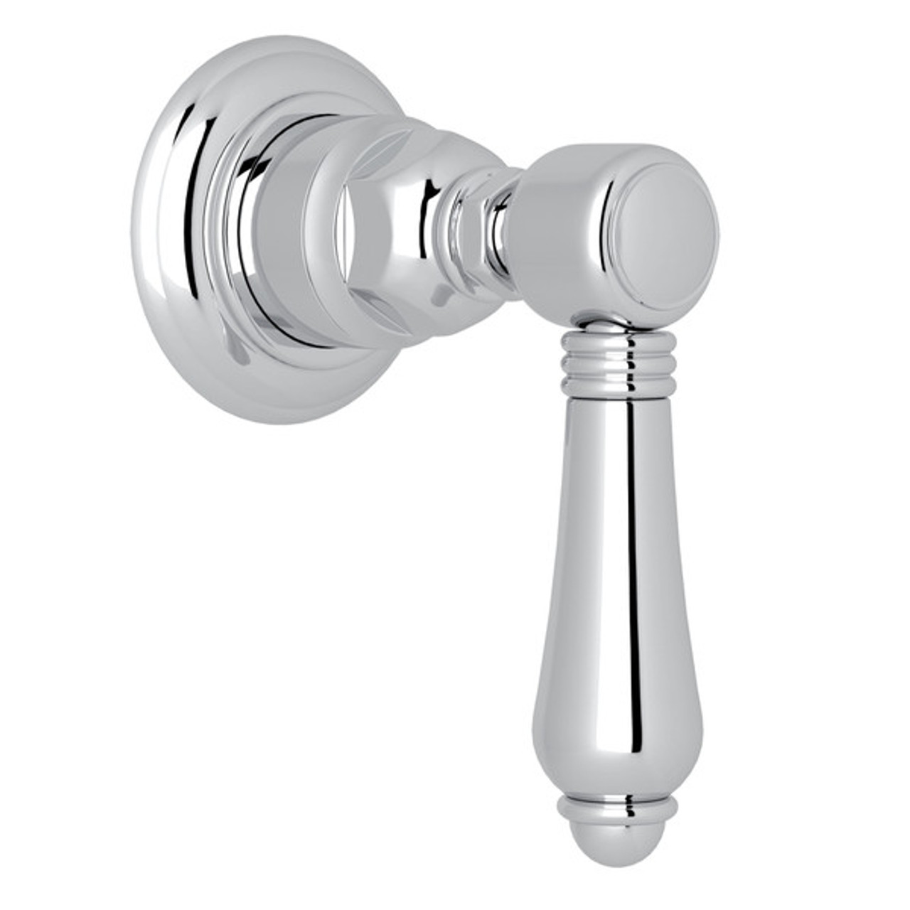Rohl A4912LMAPCTO Trim for Volume Control and 4-Port Dedicated Diverter with Metal Lever Handle, Polished Chrome
