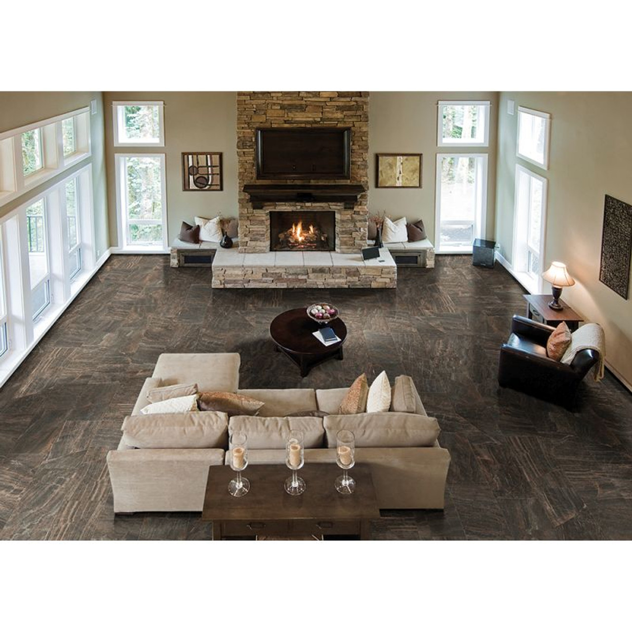 Floor Tile 12X24 Brown (Box of 7) Floor Tile 12X24 Brown (Box of 7)