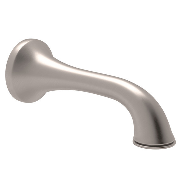 Rohl C2503STN 7-in Wall Mount Tub Spout, Satin Nickel