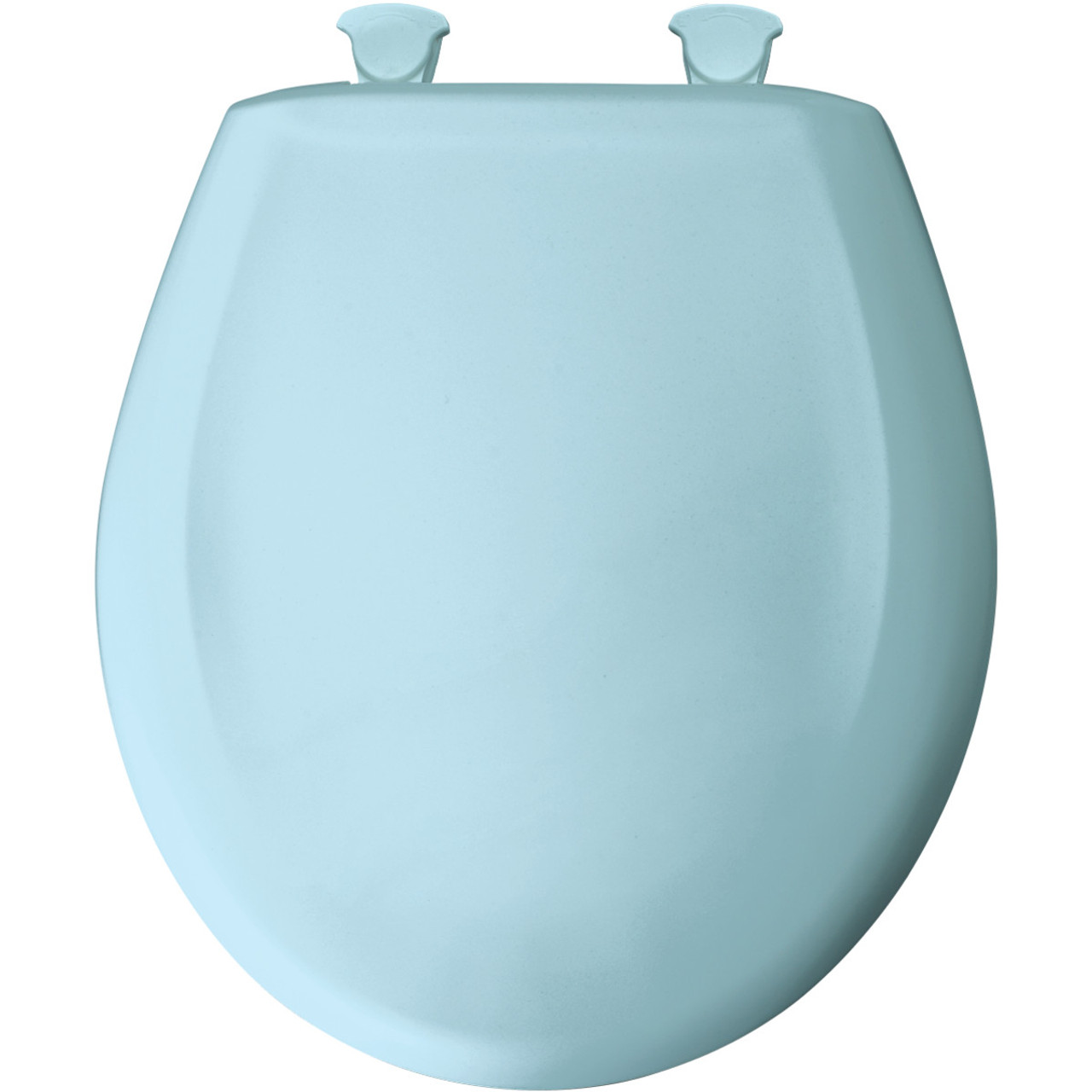 Plastic Round Slow-Close Toilet Seat in Dresden Blue Plastic Round Slow-Close Toilet Seat in Dresden Blue