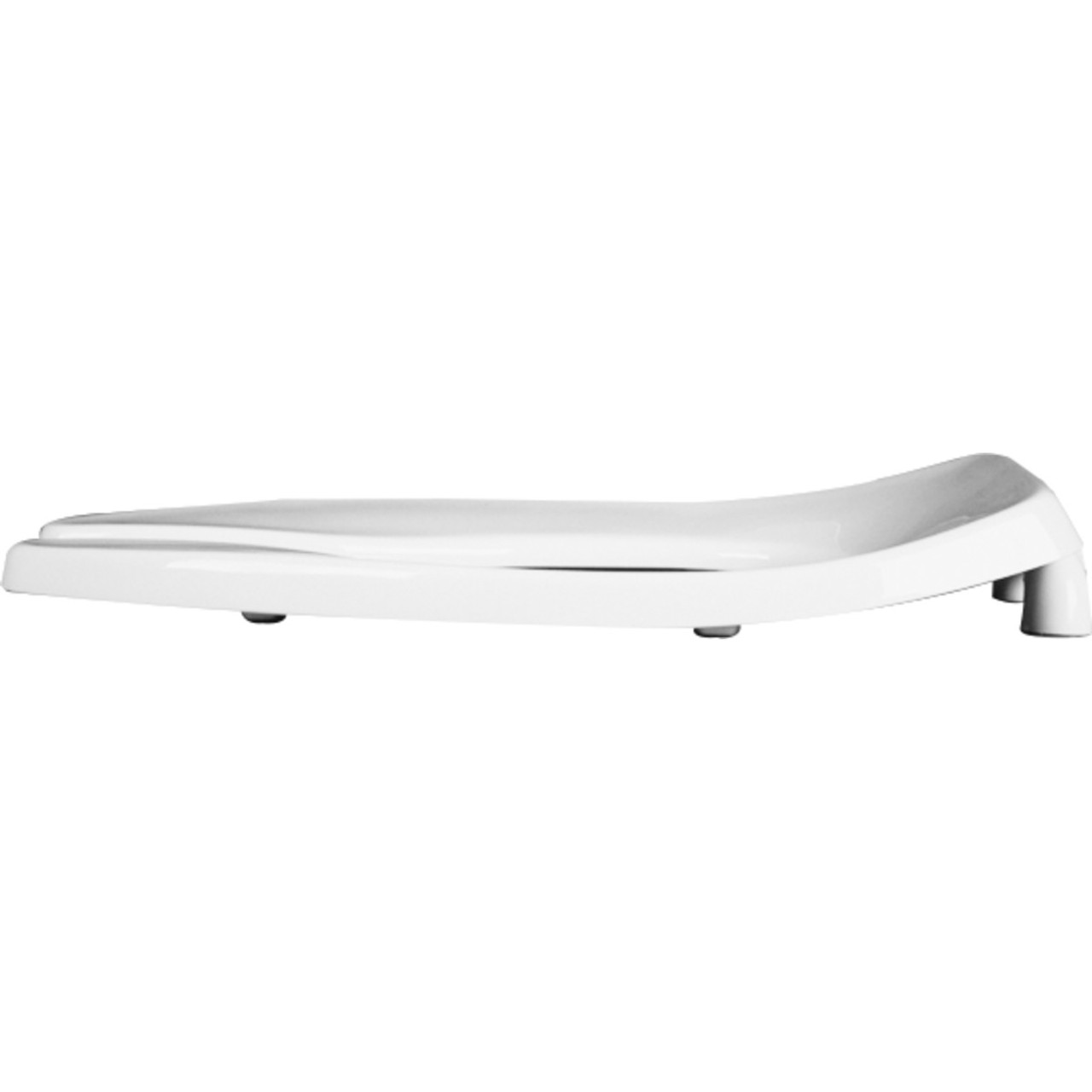 Bemis Commercial 3155SSCT 000 Plastic Elongated Toilet Seat in White Bemis Commercial 3155SSCT 000 Plastic Elongated Toilet Seat in White