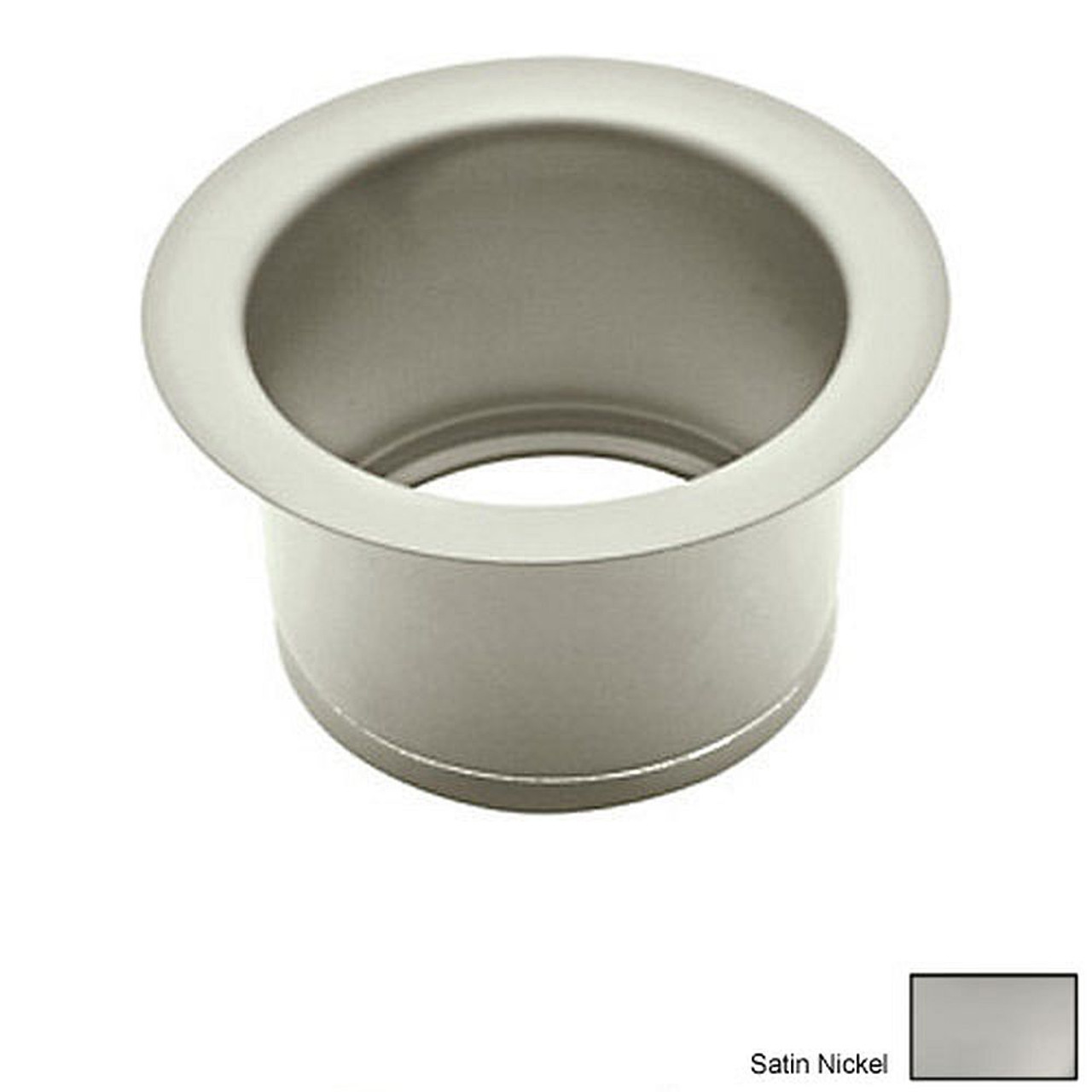 Extended 2 1/2in Disposal Flange in Satin Nickel