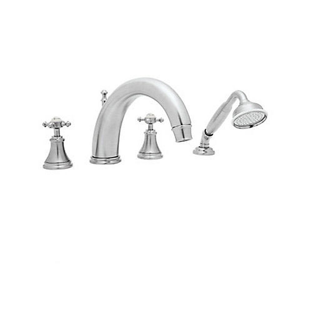 Rohl U.3649X-APC Deck Mount Tub Filler Faucet in Polished Chrome
