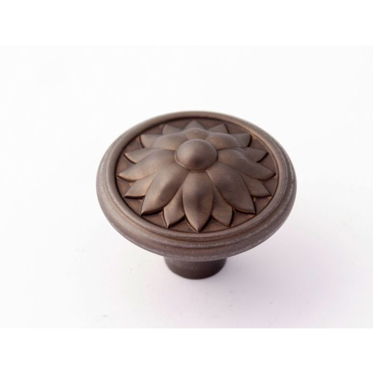 Alno Fiore A1472-CHBRZ Knob Traditional 1-1/2-in in Chocolate Bronze
