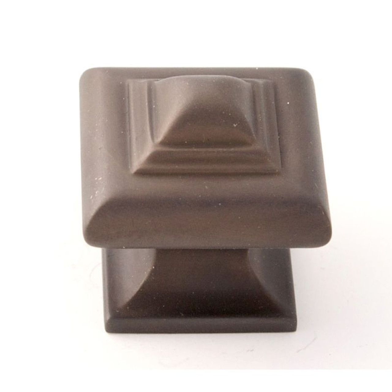 Alno Geometric A1520-CHBRZ Knob Transitional 1-1/4-in in Chocolate Bronze