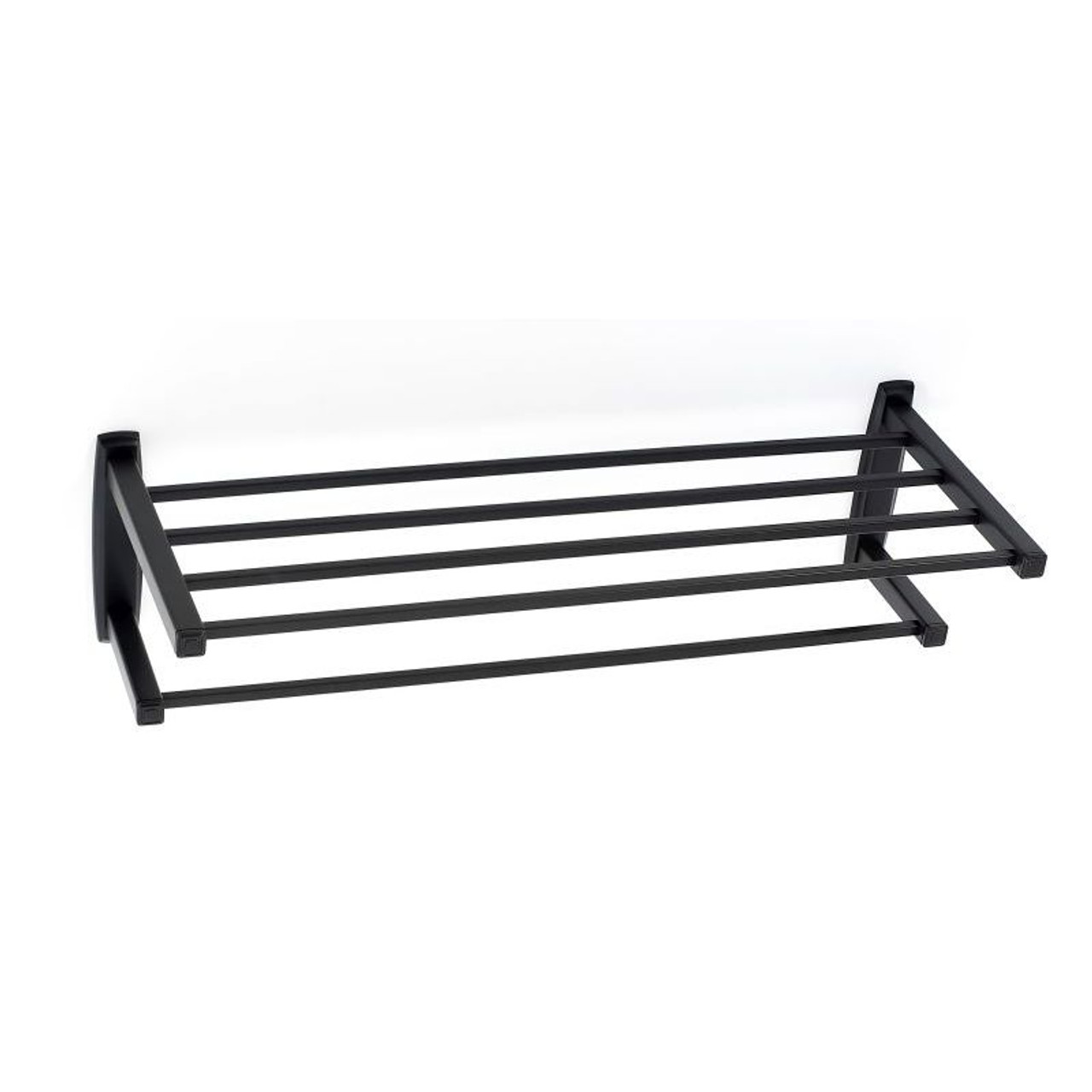 Alno Cube A6526-24-BRZ Modern Towel Rack in Bronze