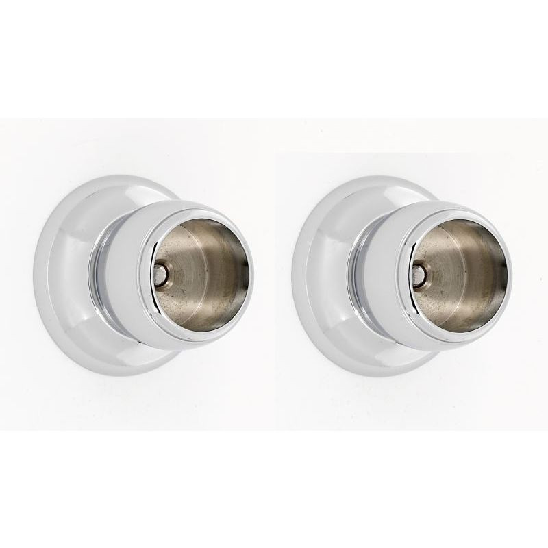 Shower Rod Brackets Transitional 1-7/16-in in Polished Chrome