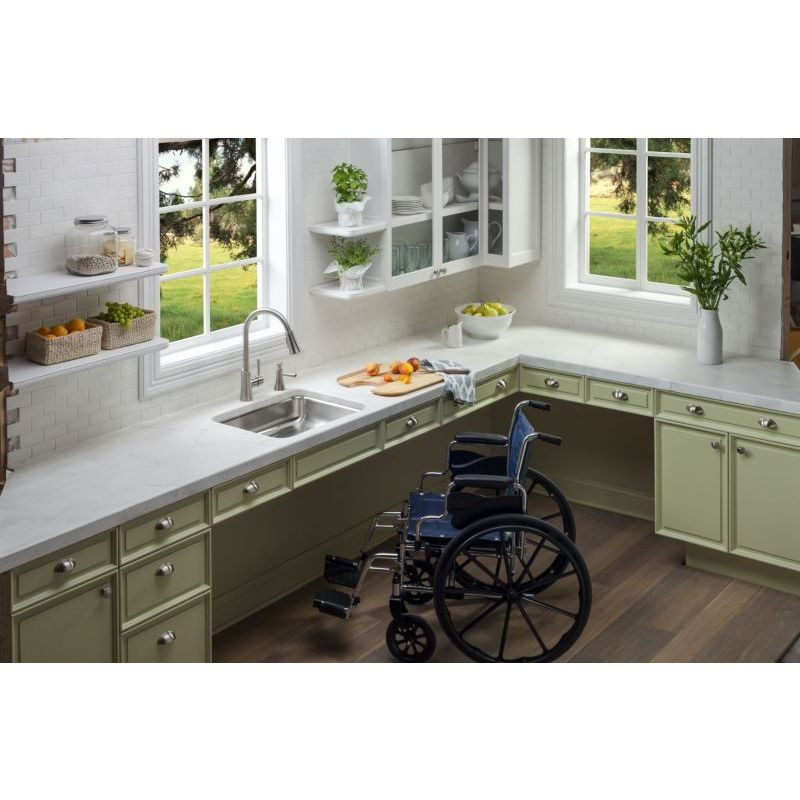 Elkay ELUHAD211550 Stainless Steel Single Bowl Undermount Sink in Lustrous Highlighted Satin