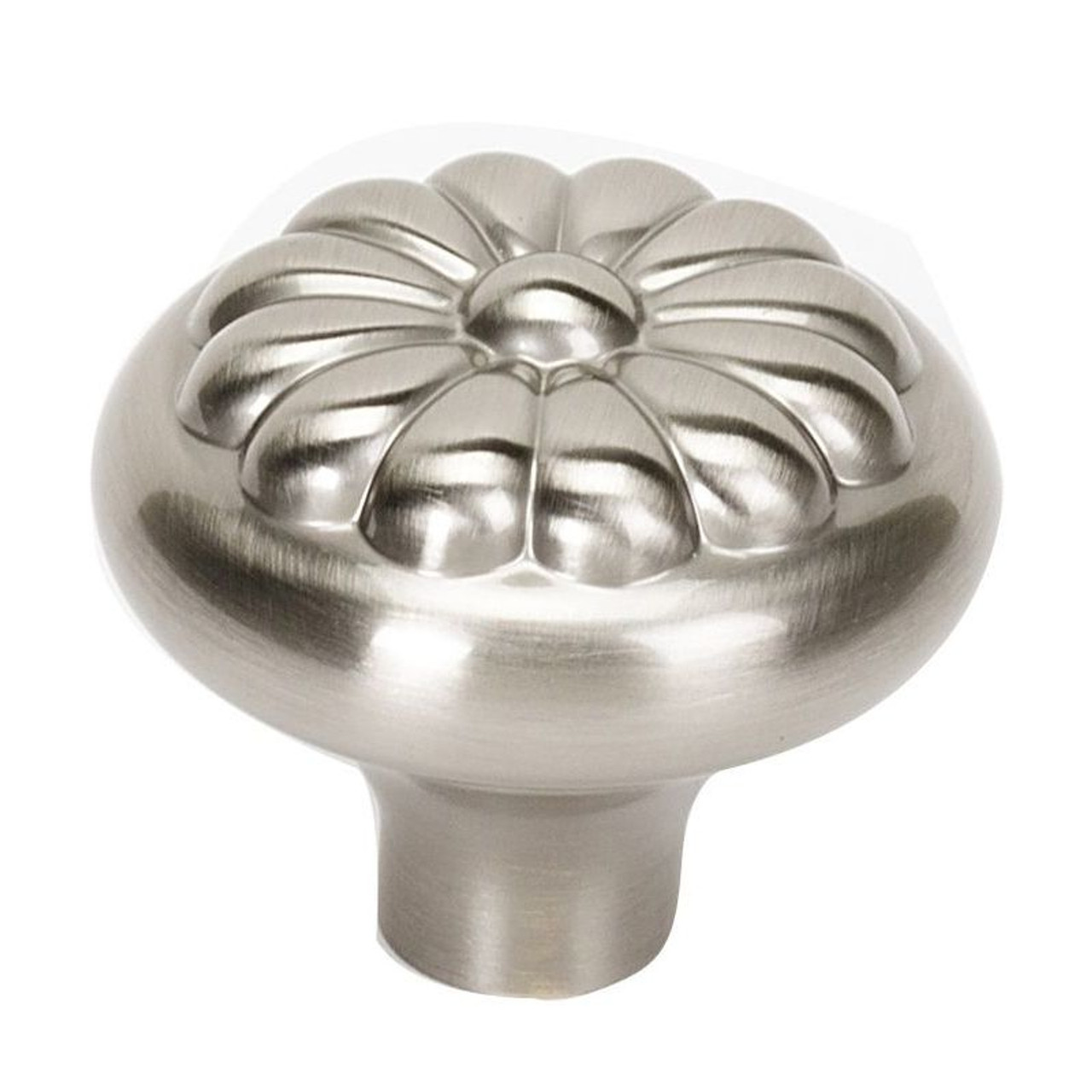 Alno Bella A1452-SN Knob Traditional 1-1/2-in in Satin Nickel