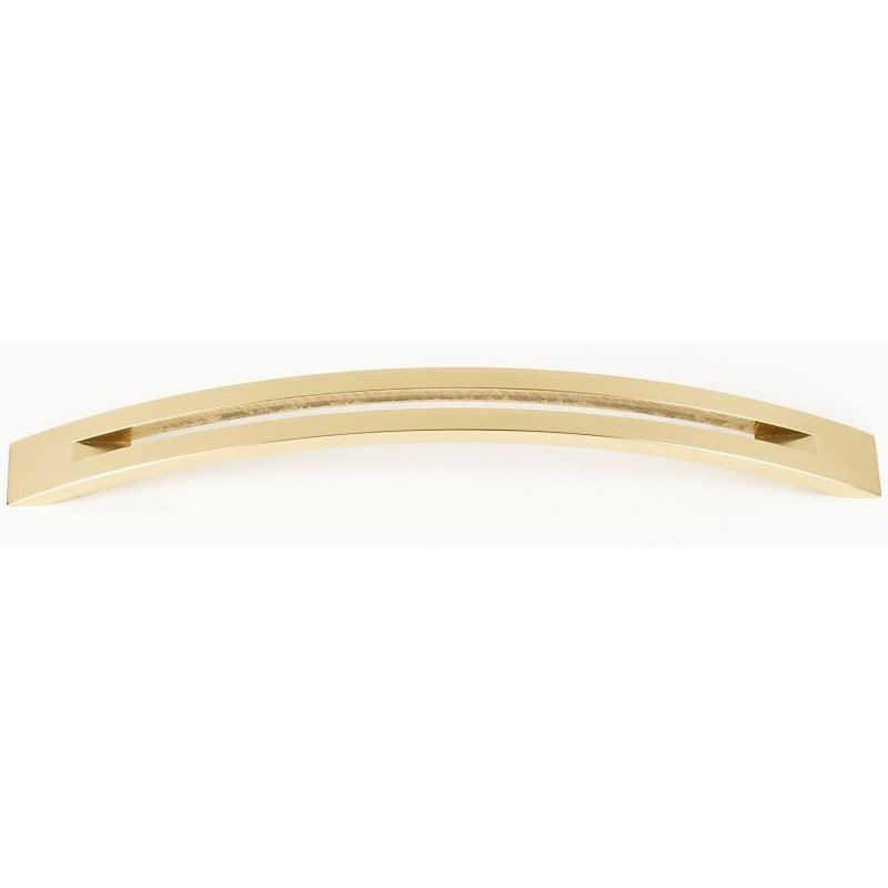 Alno Slit Top A422-8-PB Modern Pull in Polished Brass