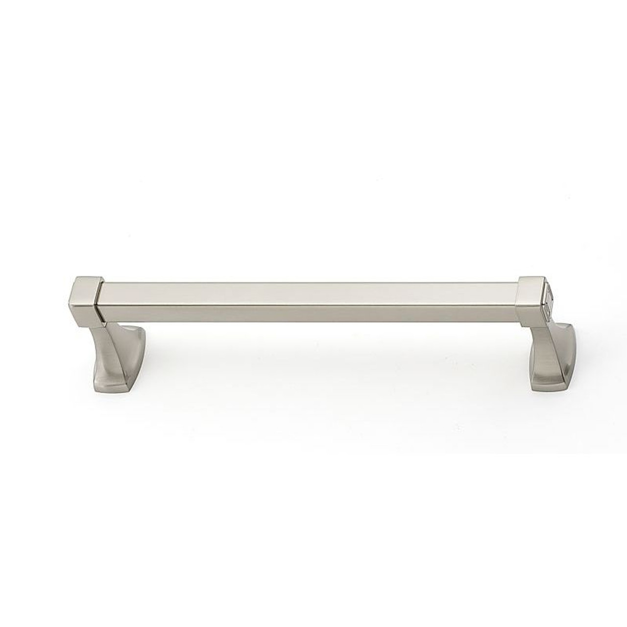 Alno Cube A6520-12-SN Modern Towel Bar in Satin Nickel