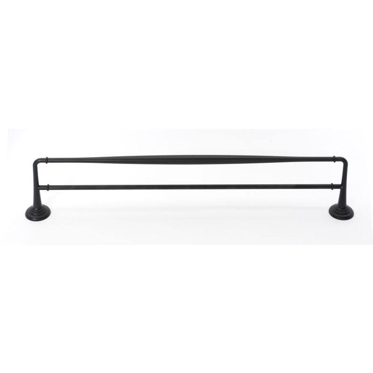 Alno Charlie's Collection A6725-24-BRZ Double Towel Bar Transitional in Bronze