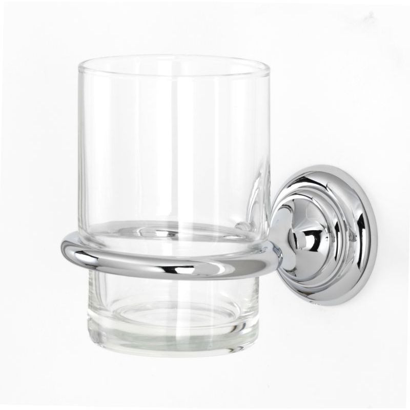 Tumbler Holder with Tumbler in Polished Chrome