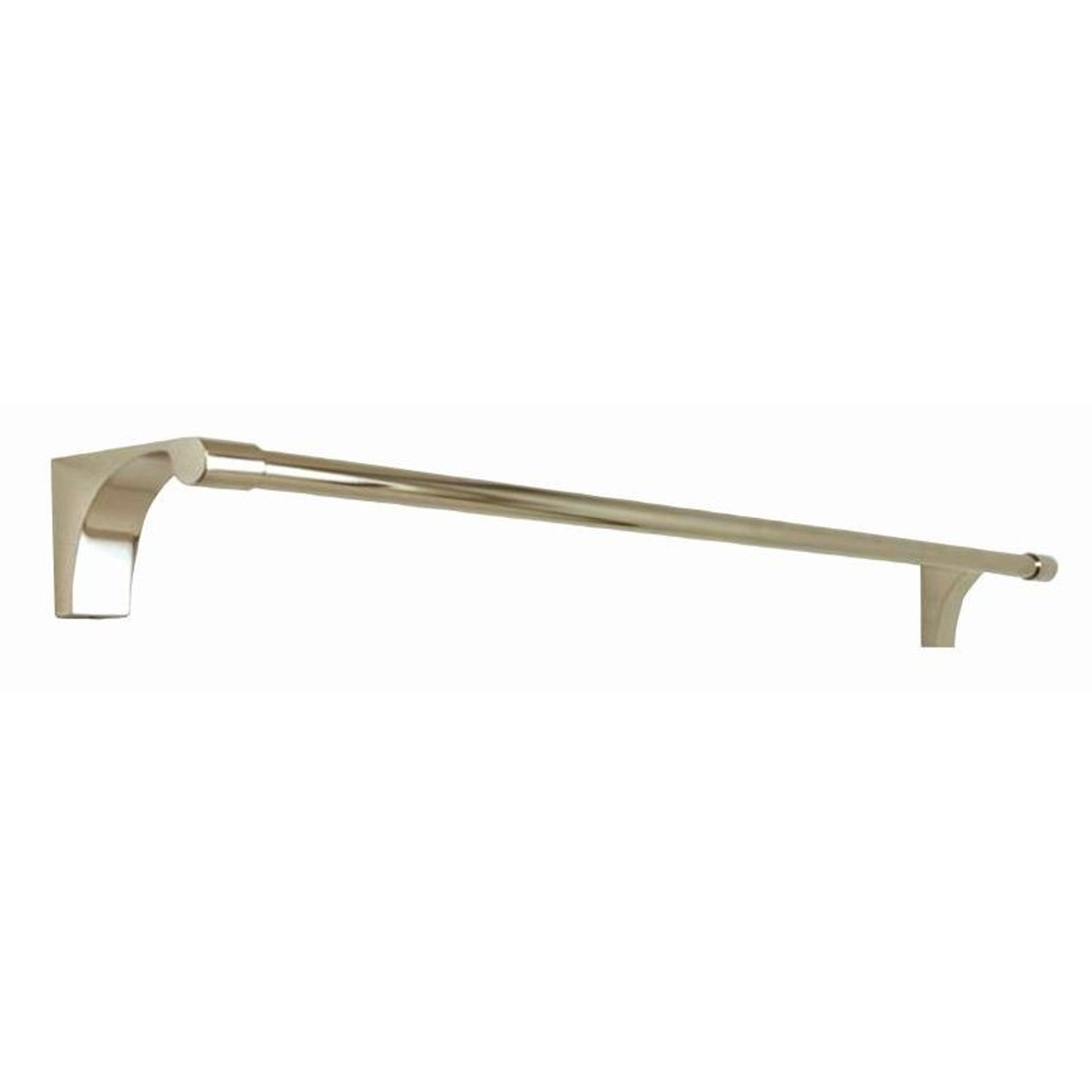 Alno Luna A6820-24-PN Towel Bar Transitional in Polished Nickel