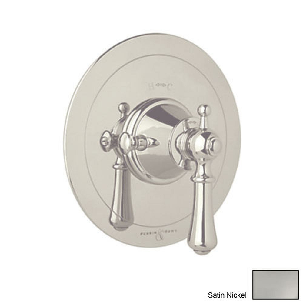 Thermostatic Valve Trim in Satin Nickel