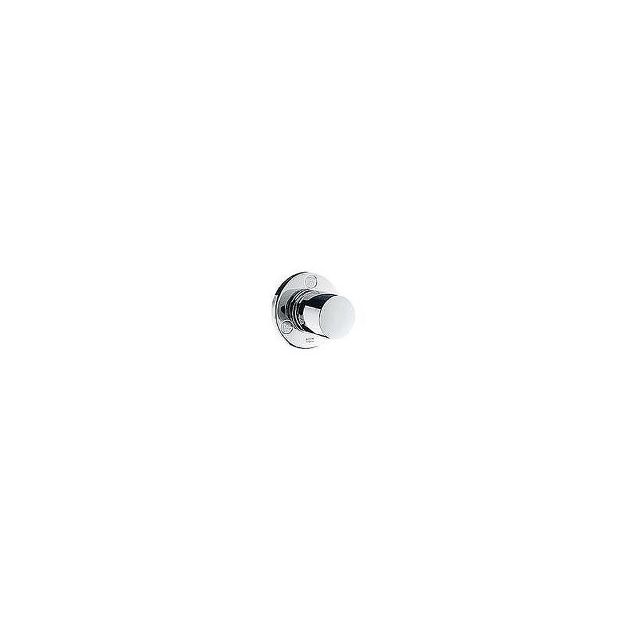 Diverter Valve Trim Quattro with Metal Knob Handle Less Valve in Chrome