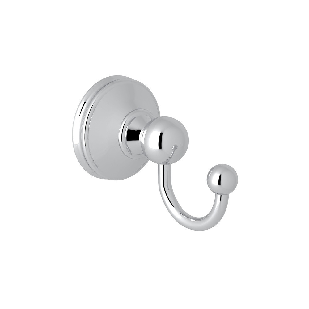 Rohl U.6621APC Single Hook Robe Hook in Polished Chrome