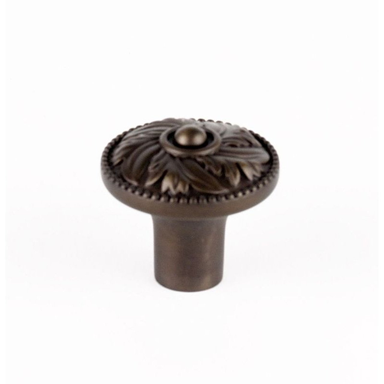 Alno Hickory A235-14-CHBRZ Knob Traditional 1-1/4-in in Chocolate Bronze