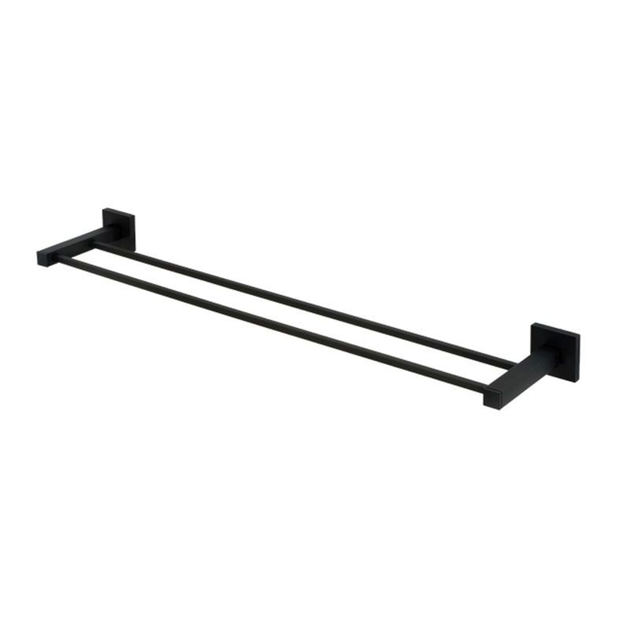 Alno Contemporary II A8425-24-BRZ Double Towel Bar Modern in Bronze