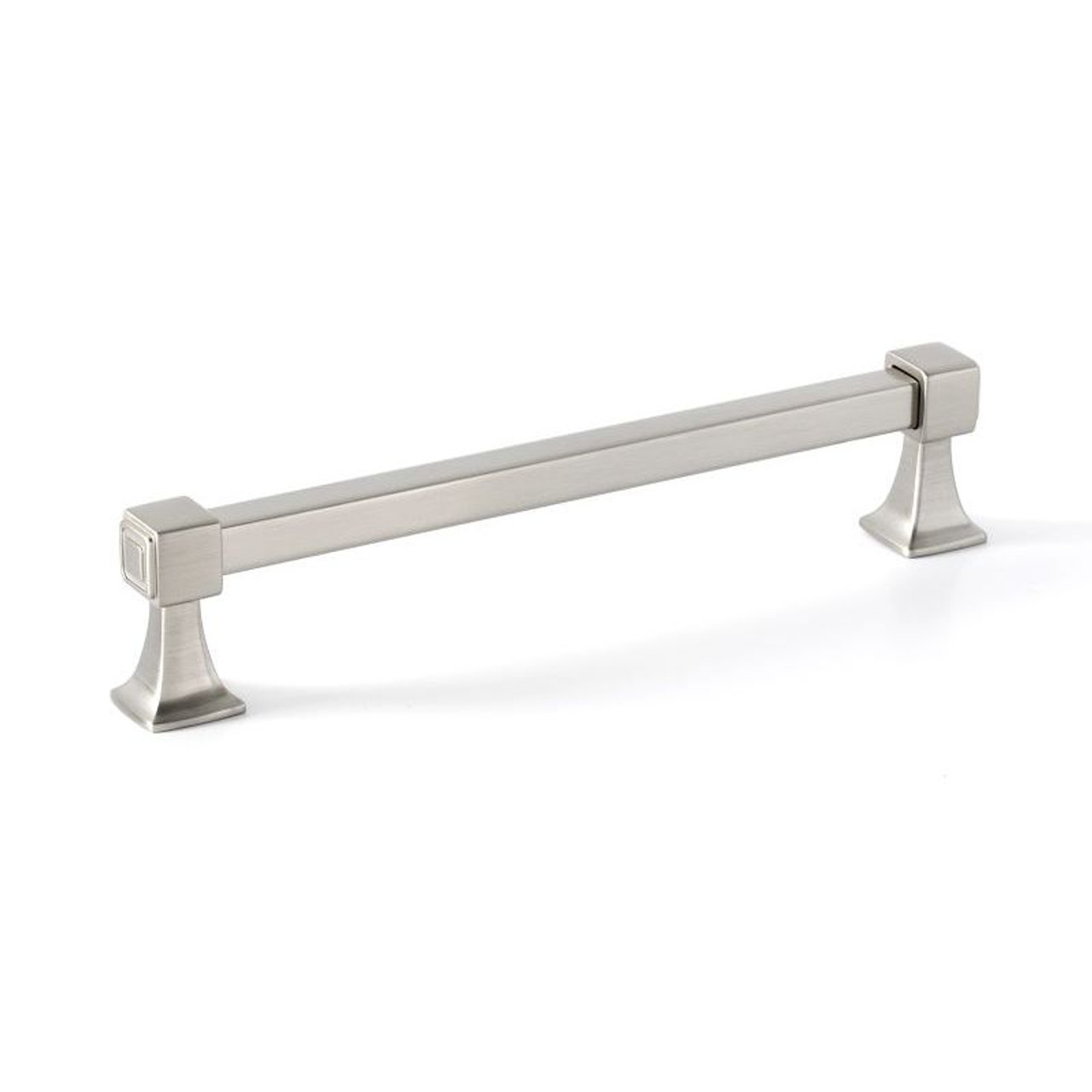 Alno Cube A985-6-SN Modern Pull in Satin Nickel
