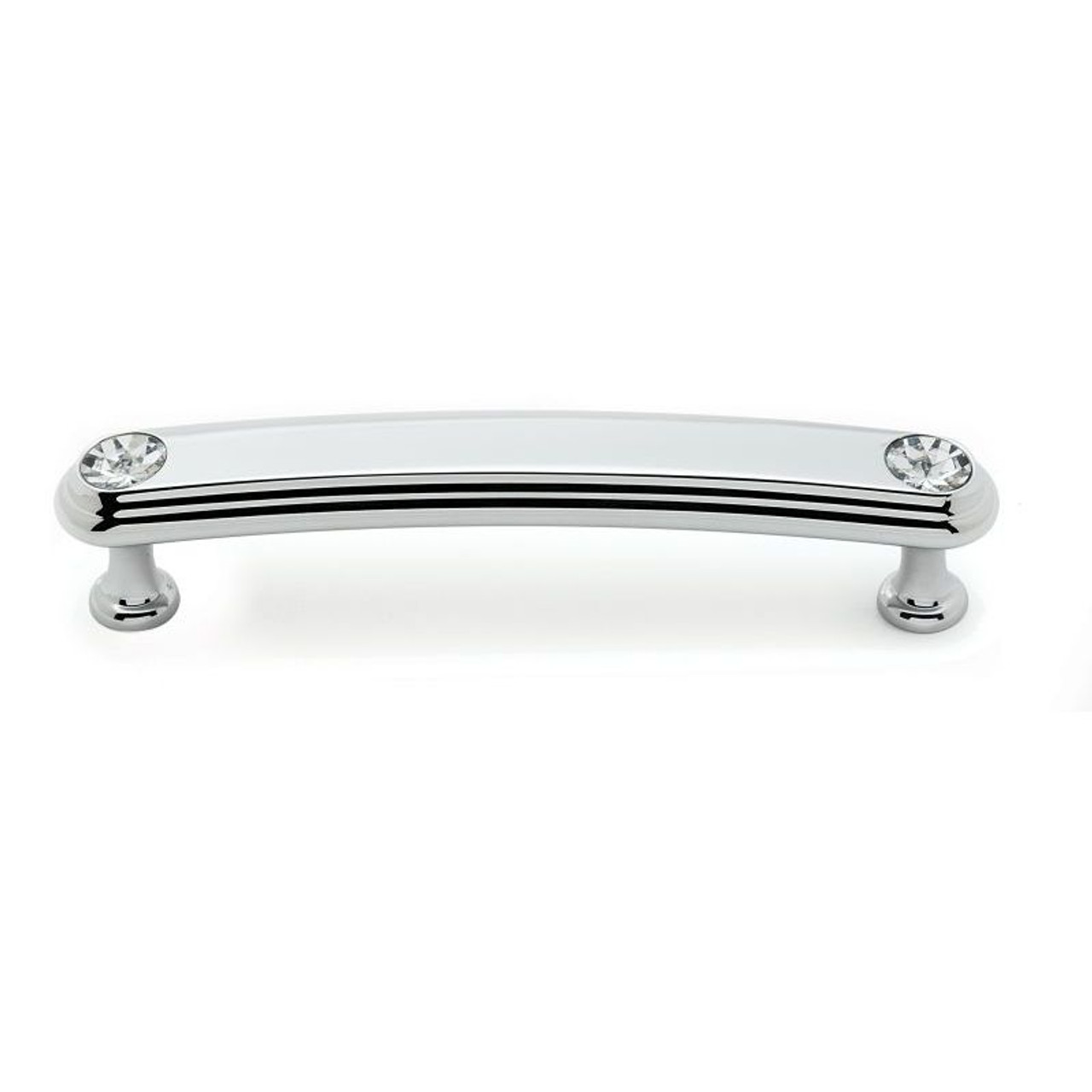 Alno Crystal C211-4-PC Pull Traditional in Polished Chrome