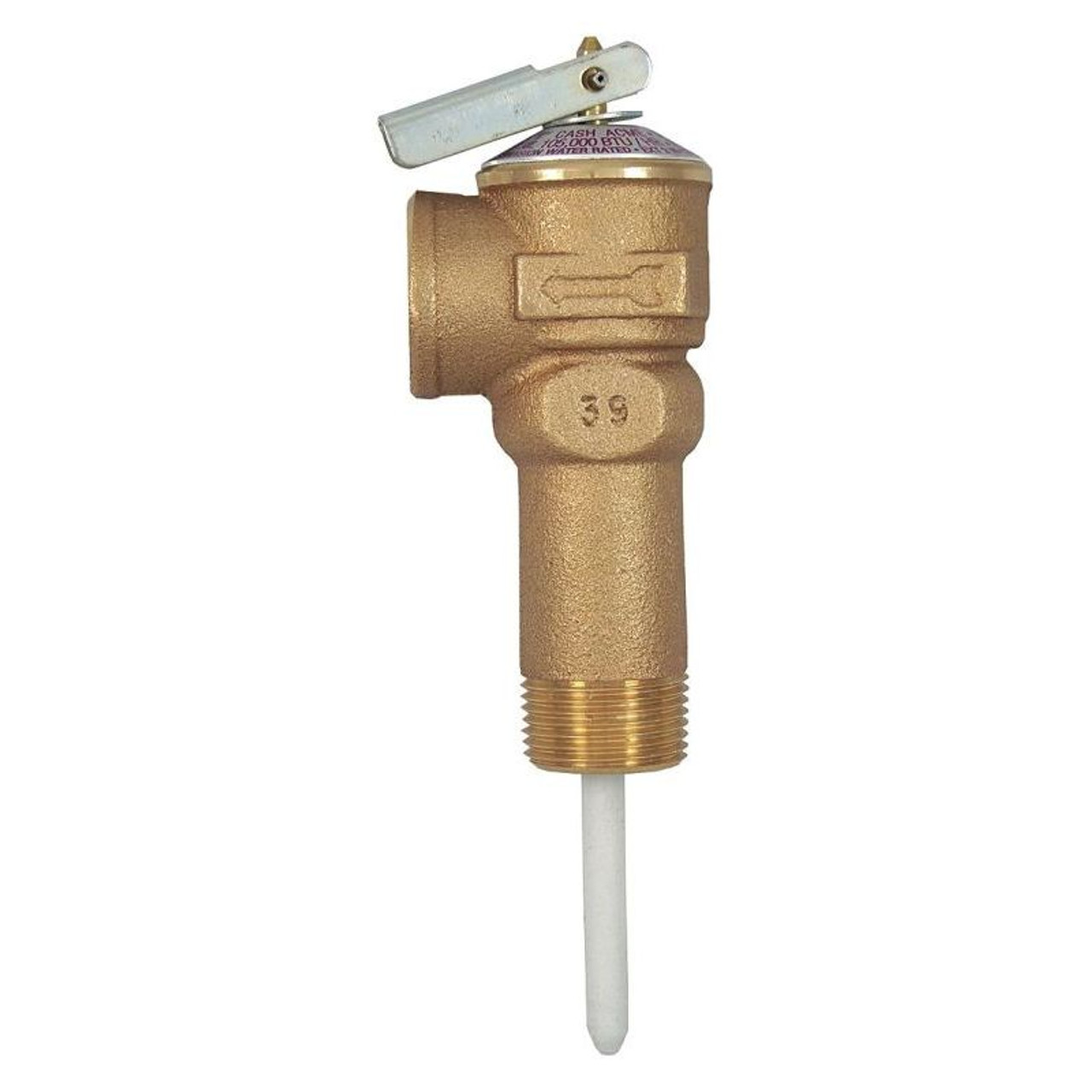 T and P Relief Valve, 6-1/2-in H x 1-15/32-in W T and P Relief Valve, 6-1/2-in H x 1-15/32-in W