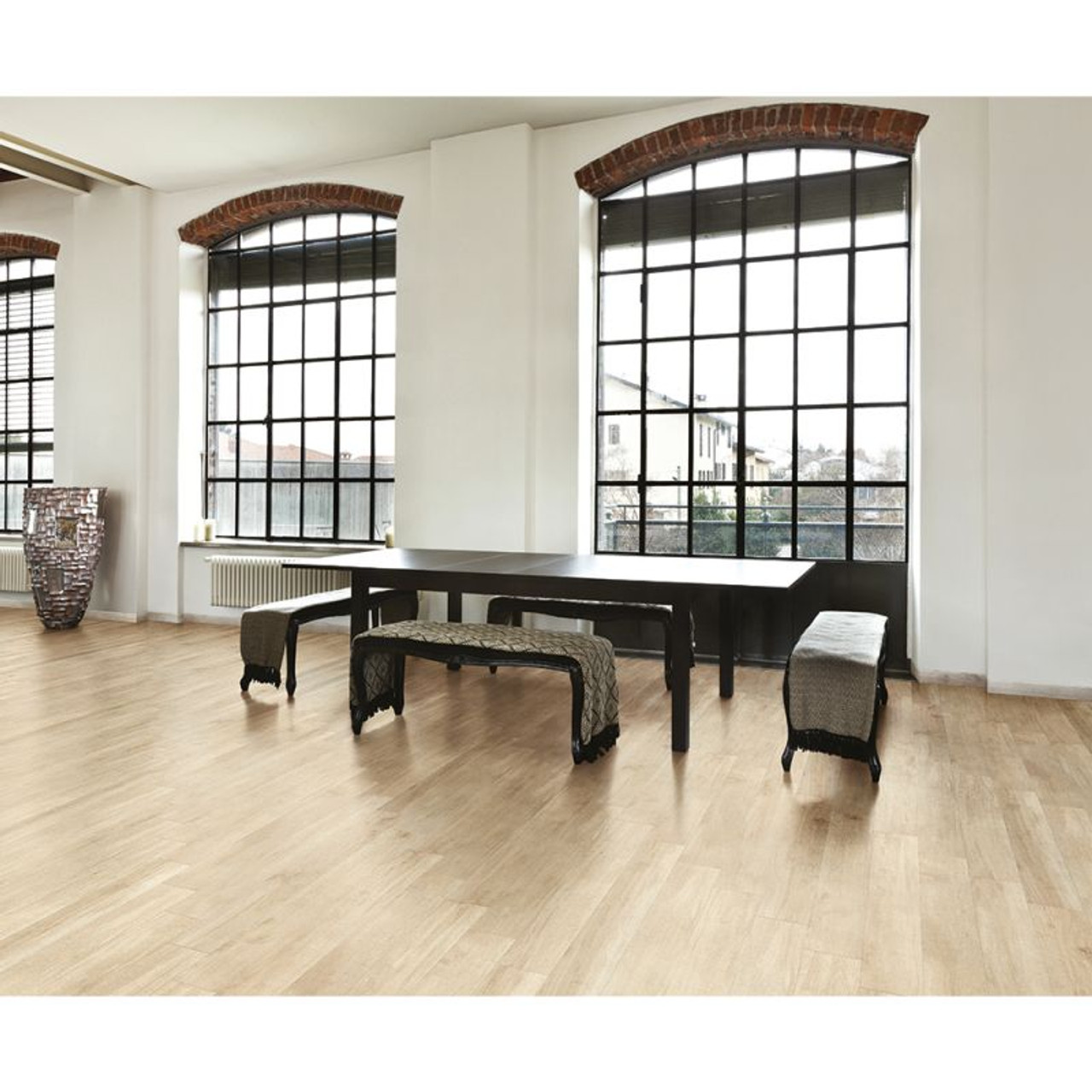 Matte Floor Tile 6X24 Sand (Box of 14) Matte Floor Tile 6X24 Sand (Box of 14)