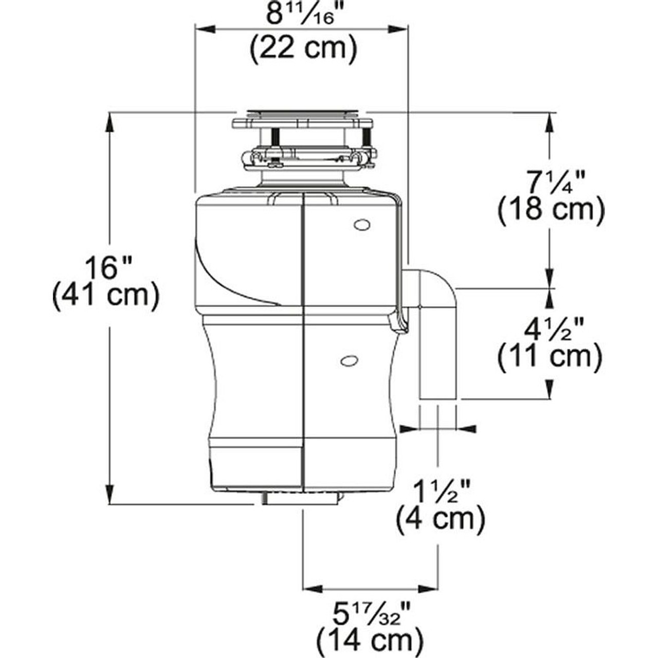 1 Horsepower Continuous Feed Garbage Disposal 1 Horsepower Continuous Feed Garbage Disposal