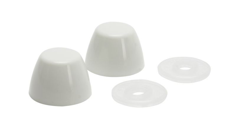 Toilet Bolt Caps (2 Caps) in White