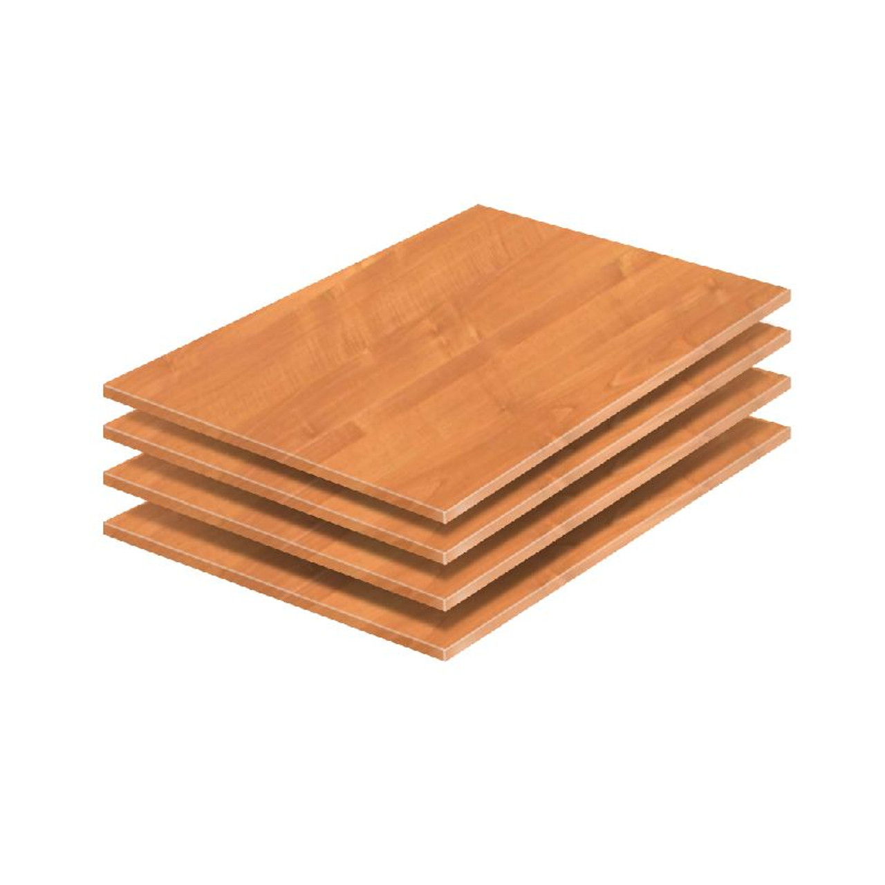 4SK2424 4-Shelf Kit 18 in w. x 0.5 in h. x 24 in d. MDF Wood Natural Finish 4SK2424 4-Shelf Kit 18 in w. x 0.5 in h. x 24 in d. MDF Wood Natural Finish