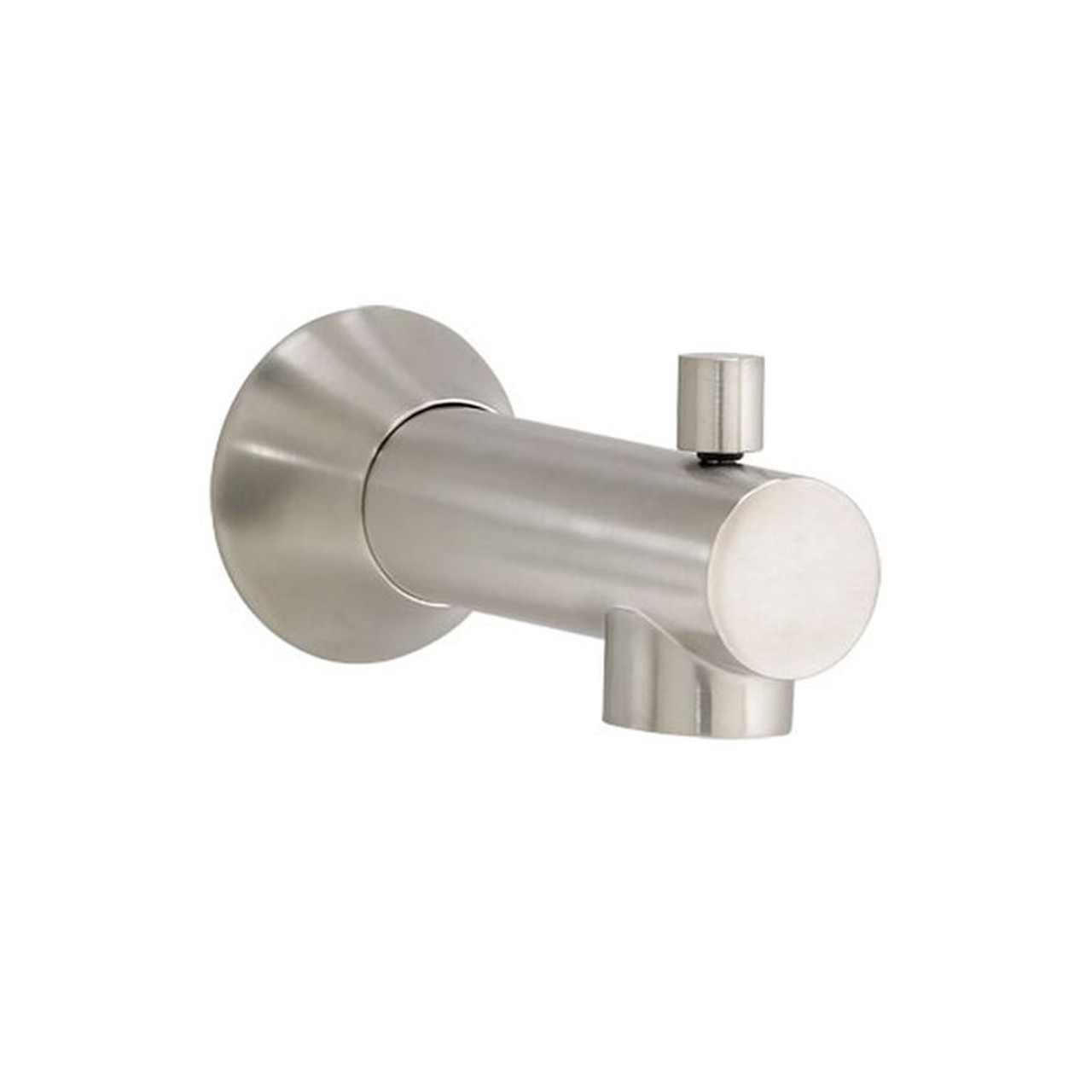 Slip-On Diverter Tub Spout in Satin