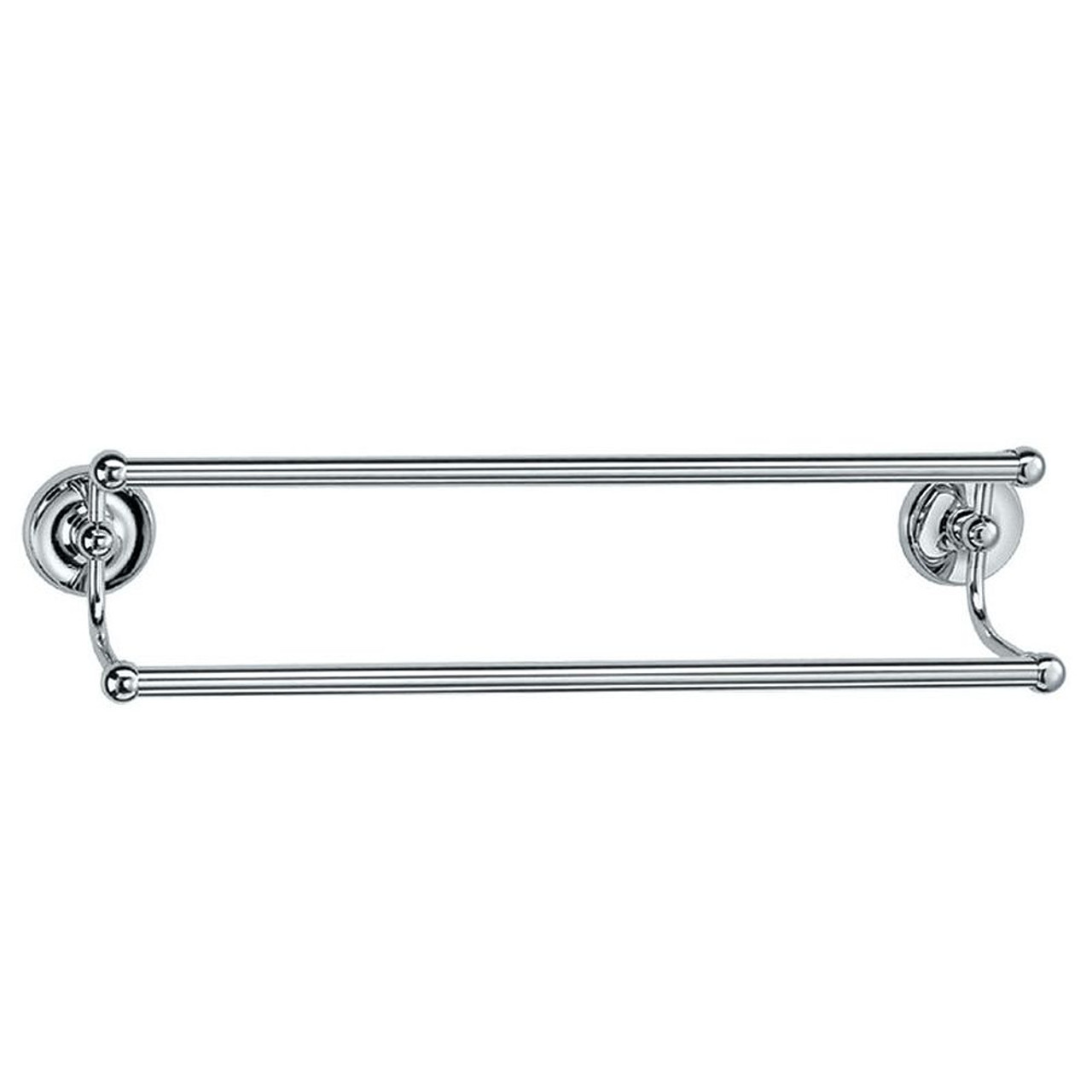 Gatco 5375 24in Double Towel Bar in Chrome Gatco 5375 24in Double Towel Bar in Chrome