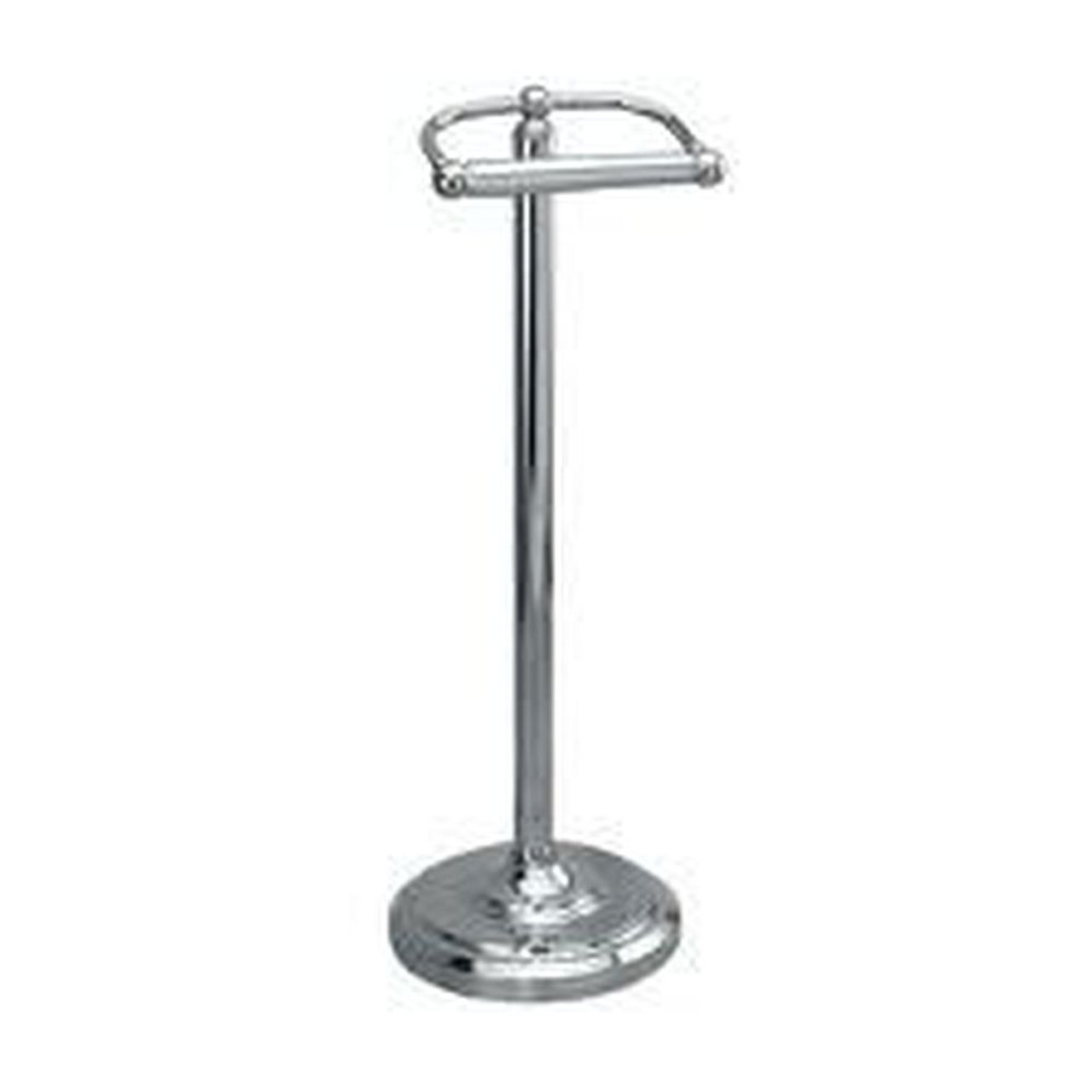 22in Height Single Bar Floor Standing Tissue Paper Stand in Chrome 22in Height Single Bar Floor Standing Tissue Paper Stand in Chrome