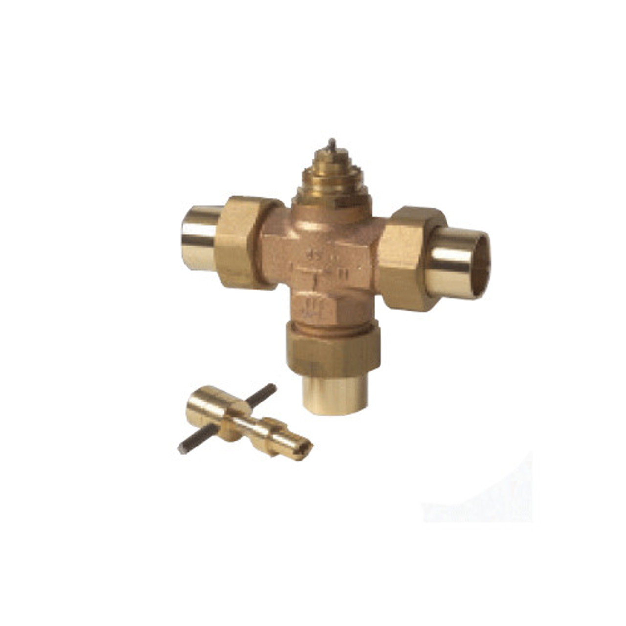 Three Way Diverting Valve, 1-1/4in Copper (Female)