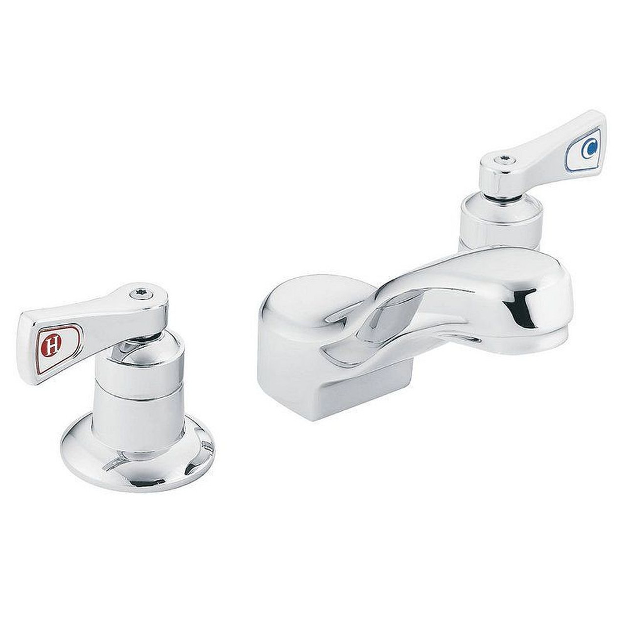 Moen 8224 Double Handle Widespread Bathroom Faucet in Chrome