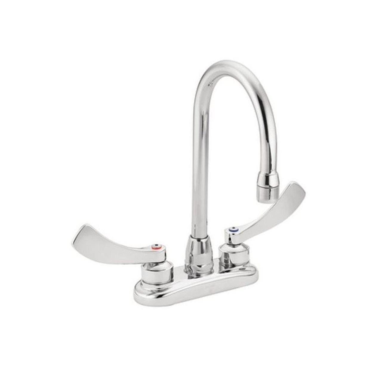 Moen 8279SM M-DURA Double Handle Centerset Bathroom Faucet in Chrome