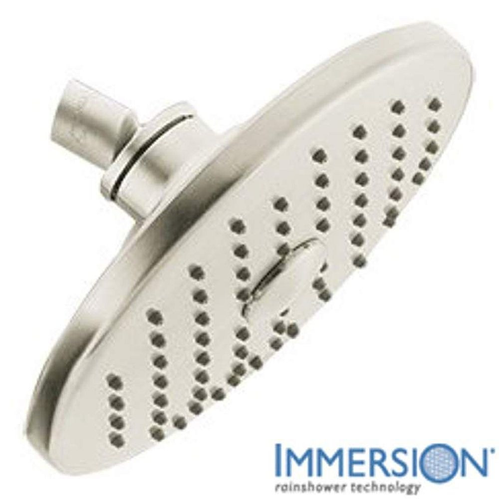 Rainshower Shower Head with 1/2in Connection in Brushed Nickel