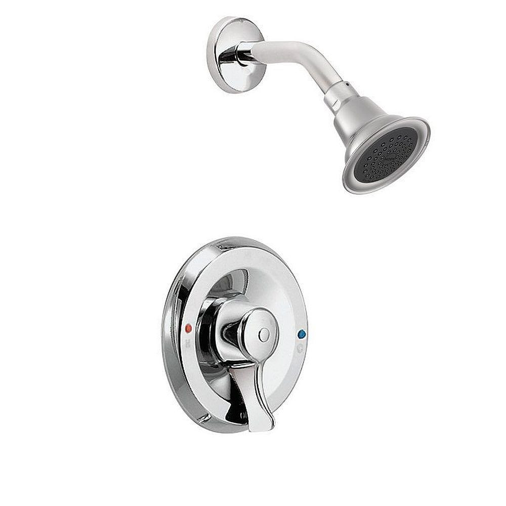 Moen T8375 Posi-Temp Pressure Balanced Shower Trim with Shower Head in Chrome