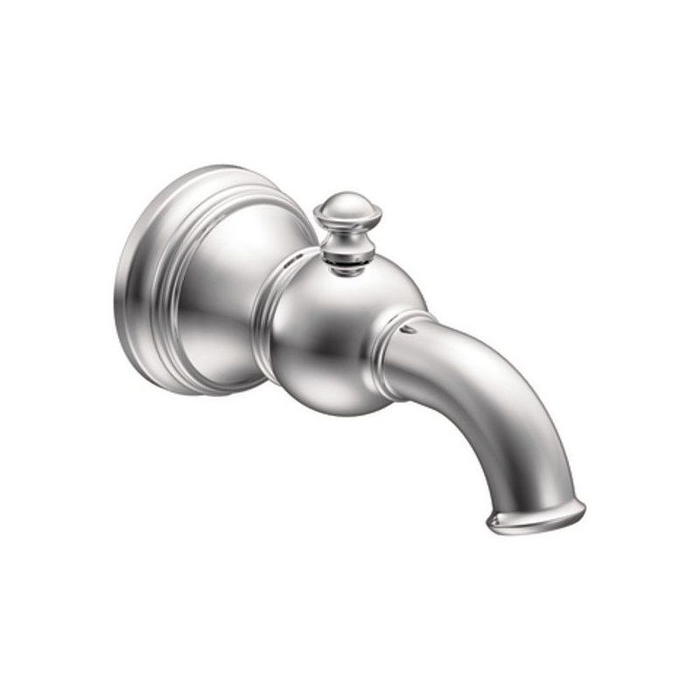 6-3/4in Tub Spout with 1/2in Slip Fit Connection (With Diverter) in Chrome