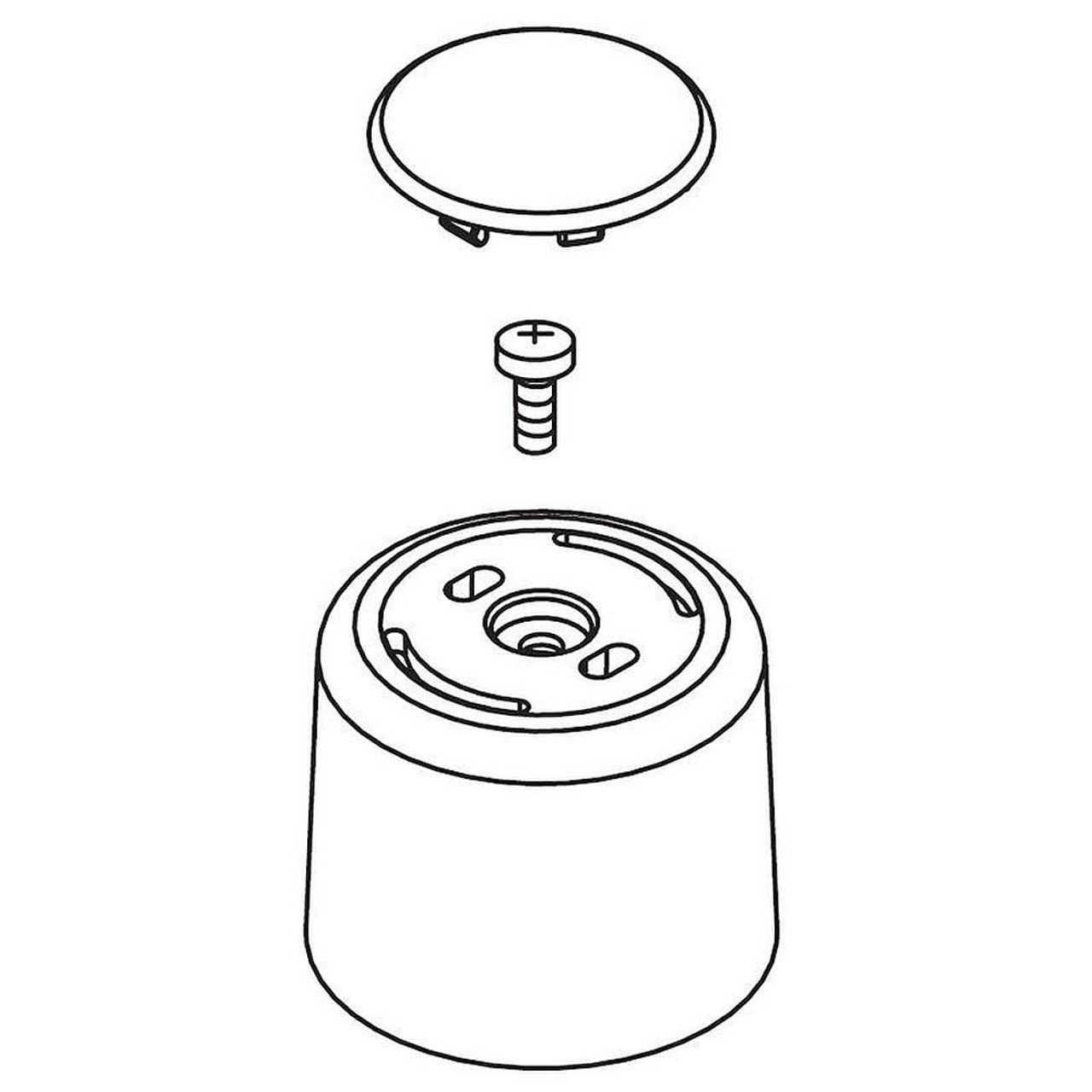 Handle Kit for Bar or Laundry Faucet in Chrome