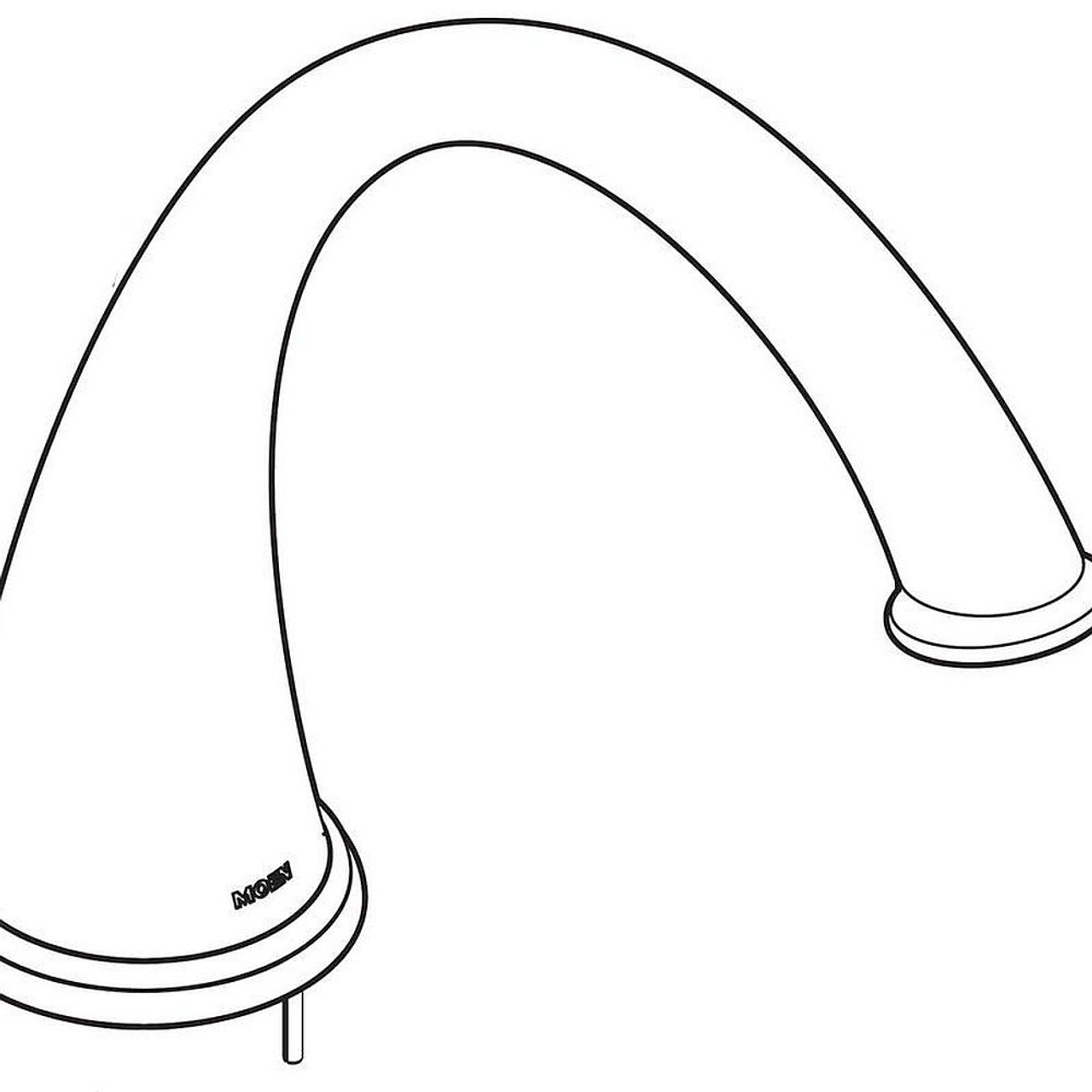 Moen 116665BN Roman Tub Spout Kit in Brushed Nickel