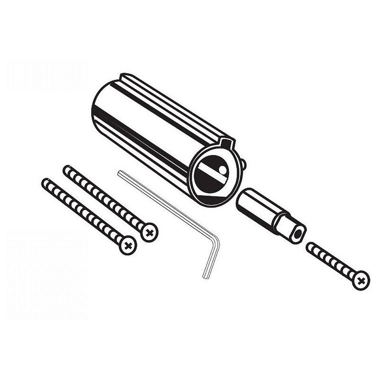 Moen 137347WR 1in Handle Extension Kit in Wrought Iron