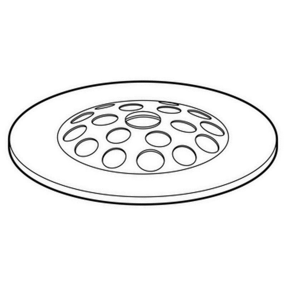 Tub Drain Grid Kit in Chrome