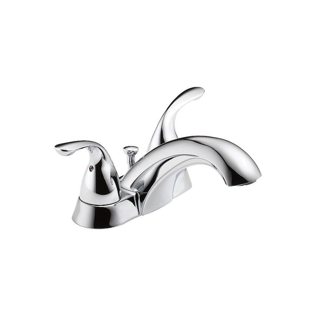 Delta 2523LF-MPU Two Handle Centerset Lavatory Faucet - Metal Pop-Up in Polished Chrome